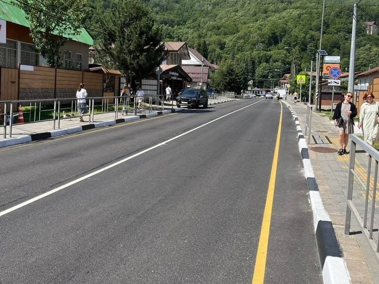 Старую краснополянскую дорогу в Сочи привели в порядок