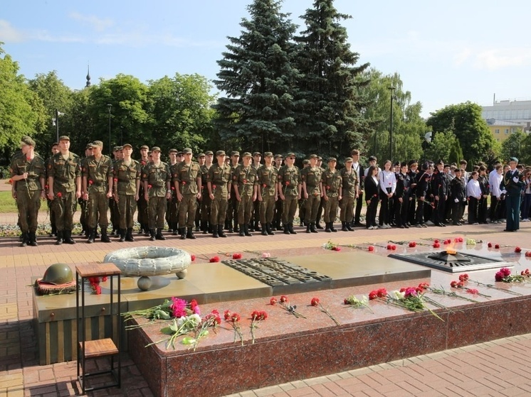 Калужан объединил огонь памяти с Курской дуги