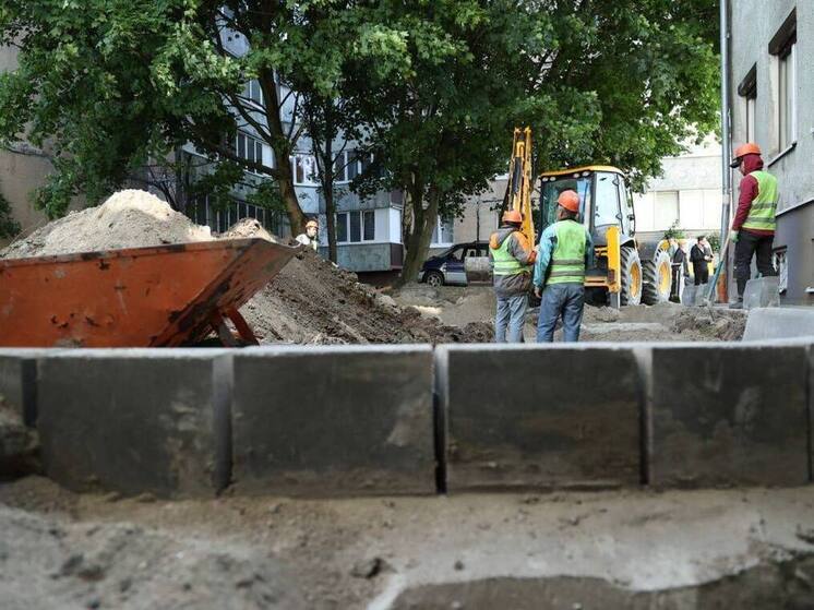 В 2026 году программу по ремонту дворов в Калининграде увеличат втрое