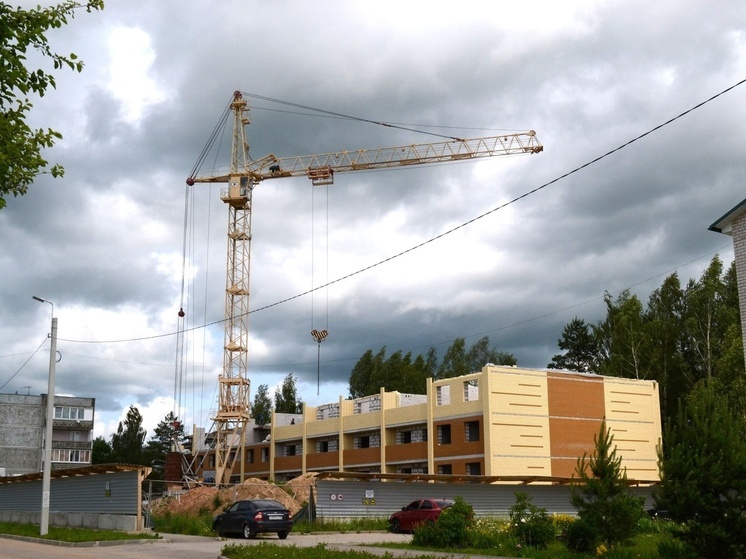 В Починке начали строить многоквартирный дом для молодых специалистов