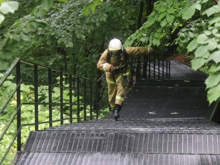 В Уфе прошли соревнования пожарных по скоростному подъему