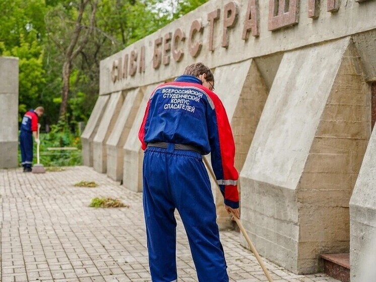 Молодёжь Донбасса привела в порядок мемориальное кладбище в Донецке