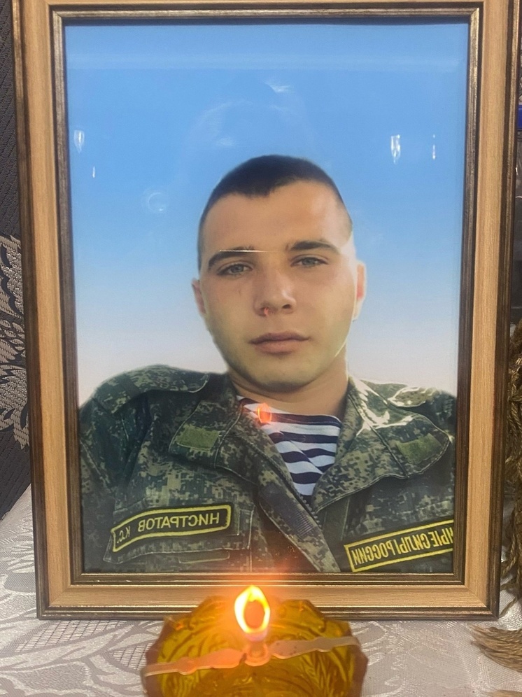 В Липецкой области простились с 22-летним наводчиком, погибшим под Курском в ходе СВО