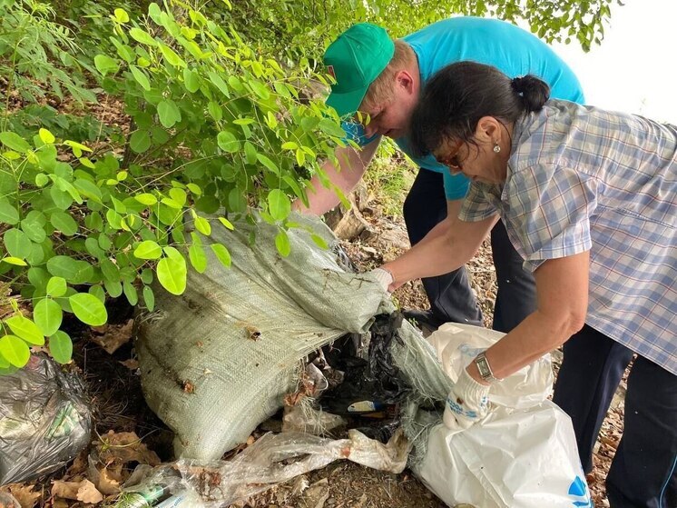 Активисты Хабаровского края очистили от мусора берег Амура