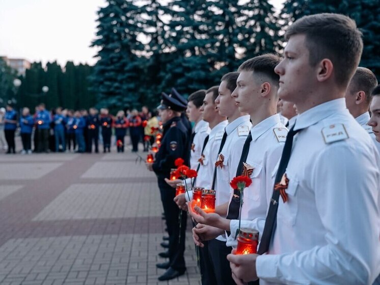 В Курской области прошла акция «Свеча памяти»