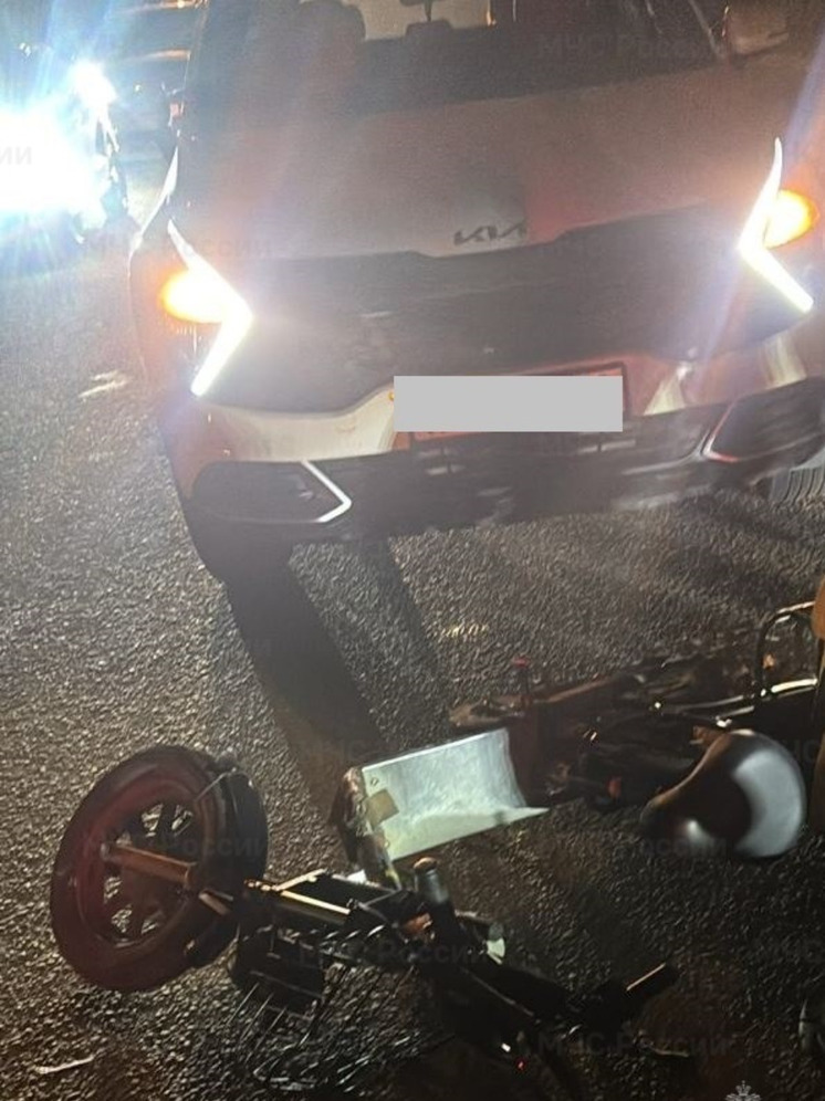 Ещё один электросамокатчик пострадал в Калуге под колёсами авто