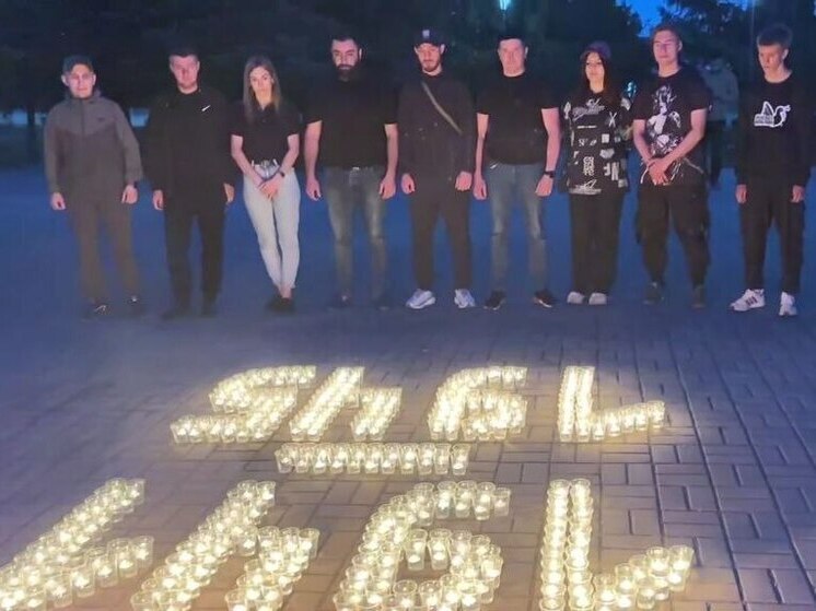 В Черниговском районе Запорожья прошла акция «Свеча памяти»