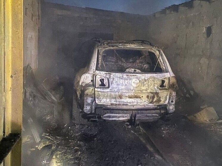 В Обоянском районе сгорели три автомобиля