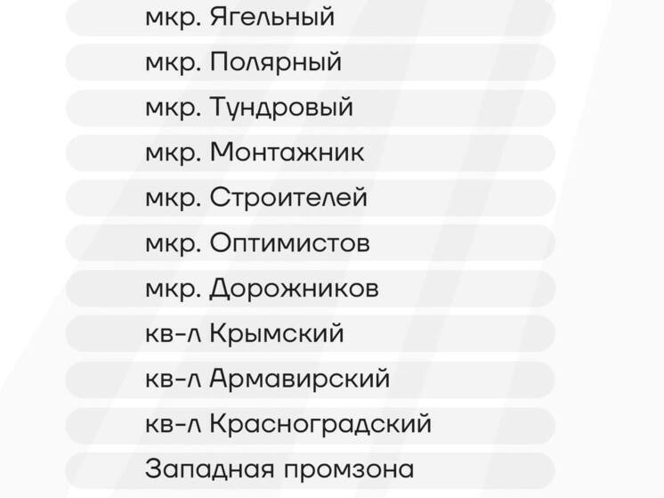 Новоуренгойцам напомнили о двухнедельном отключении горячей воды