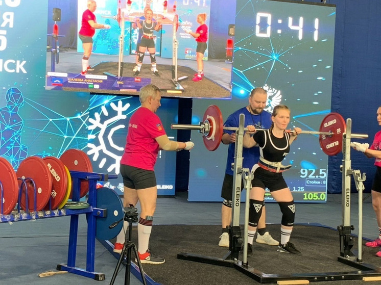 Ковдорчанка представила Мурманскую область на Чемпионате России по пауэрлифтингу