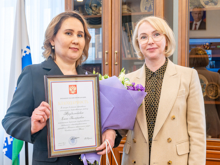 Педагог из Шойны удостоена благодарности президента