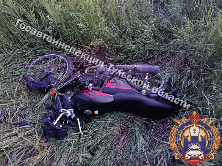 Юный мопедист под Тулой устроил ДТП и вместе с другом попал в больницу
