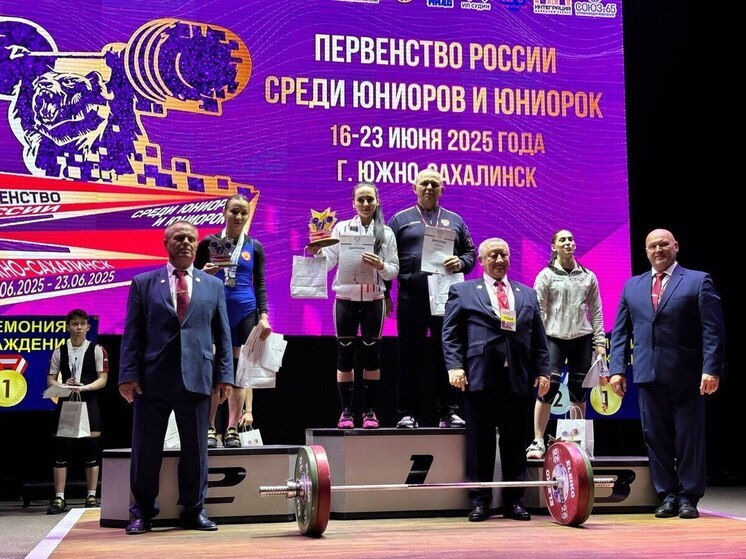 Ставропольская спортсменка стала чемпионкой России по тяжёлой атлетике
