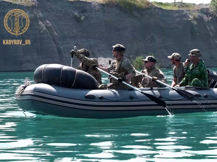 В Чечне открылся водный учебно-тренировочный полигон Российского университета спецназа