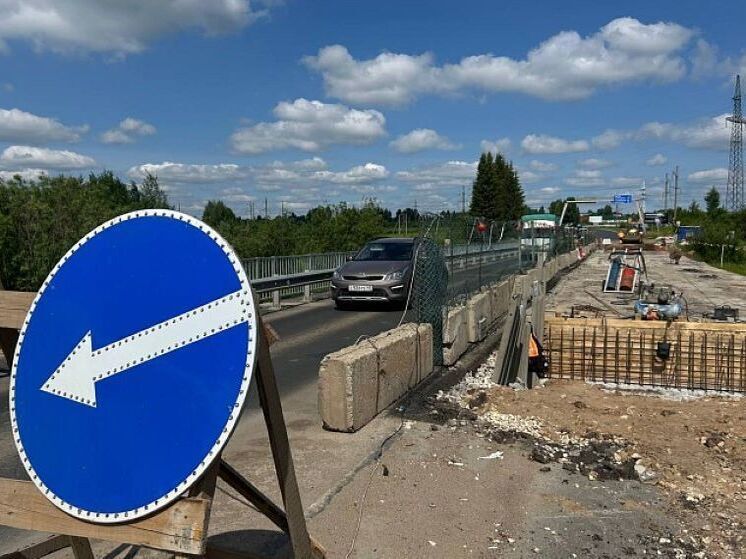 Ремонт моста через реку Полой выполнен на 60%