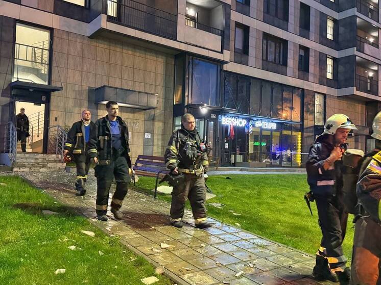  Беспилотник  рухнул на жилой дом в Красногорске минувшей ночью