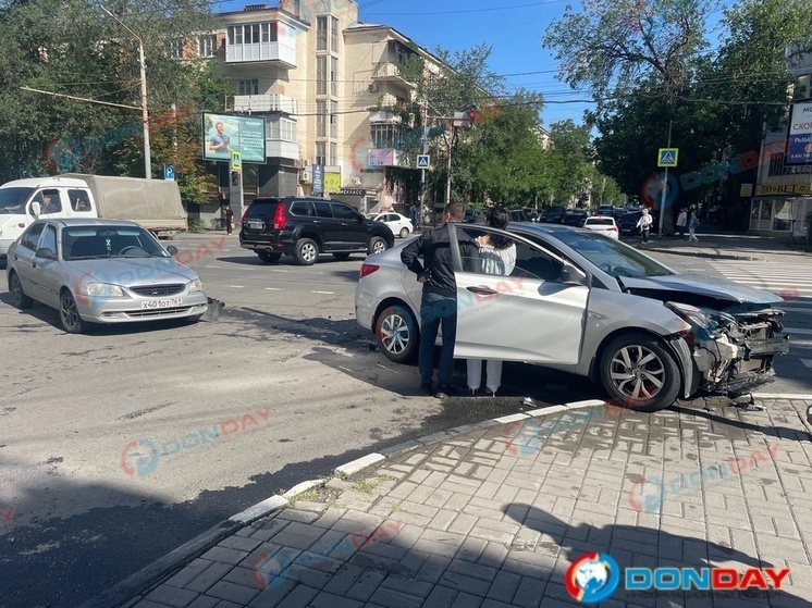 В центре Ростова из-за аварии образовался затор