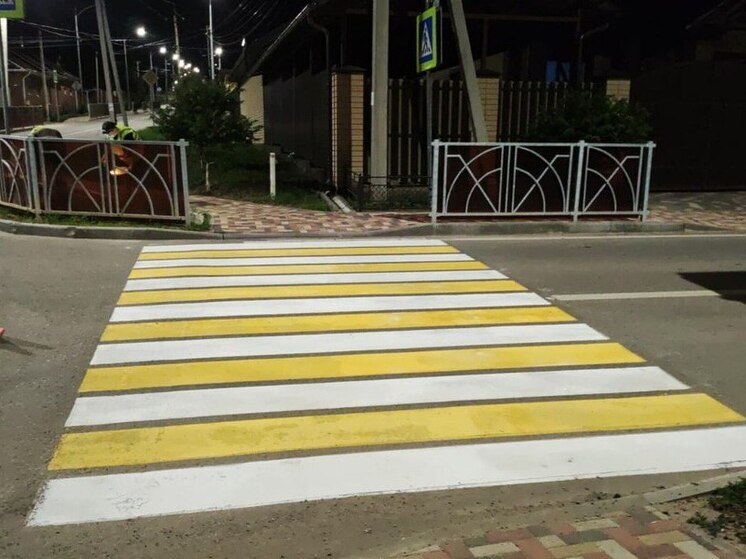 В Ставрополе обновили около 70 тысяч кв м дорожной разметки