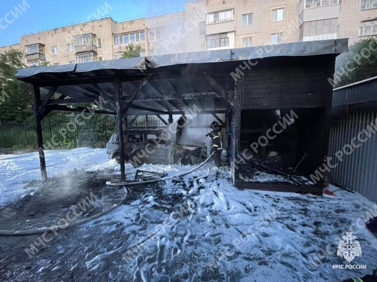 Стало известно о втором сгоревшем за ночь автомобиле в Брянске