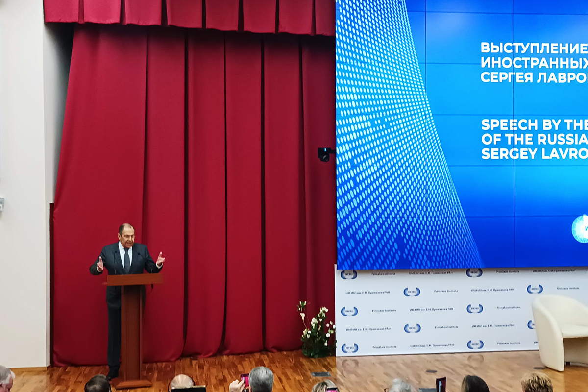 "На правильной стороне истории": Лавров подчеркнул актуальность "доктрины Примакова"