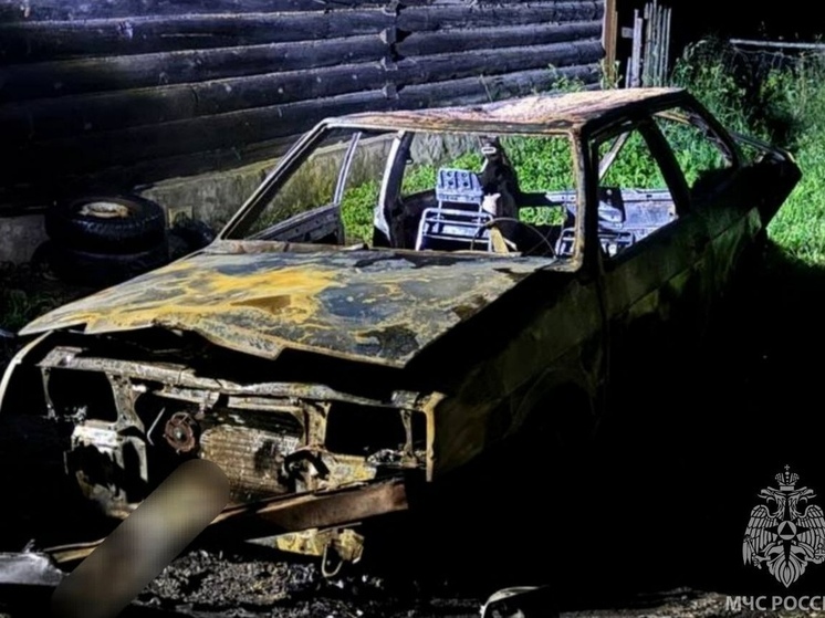 В Ивановской области сгорел еще один автомобиль