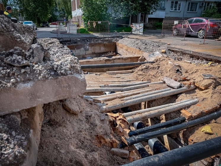 В Заводском районе Пскова завершена замена последнего участка магистральных тепловых сетей