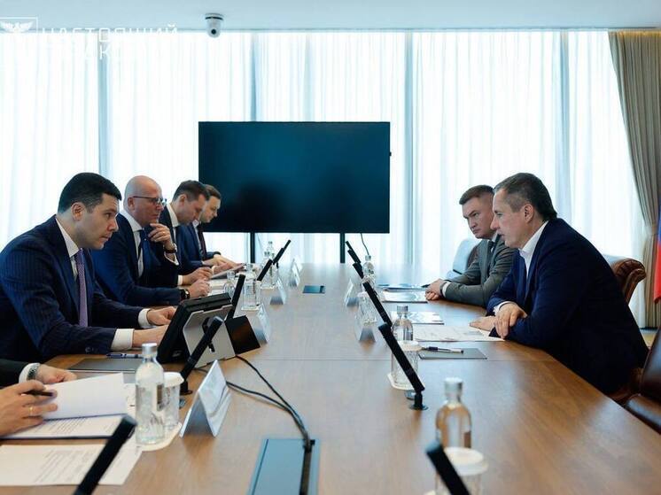 Белгородский губернатор и министр промышленности и торговли РФ обсудили развитие предприятий региона