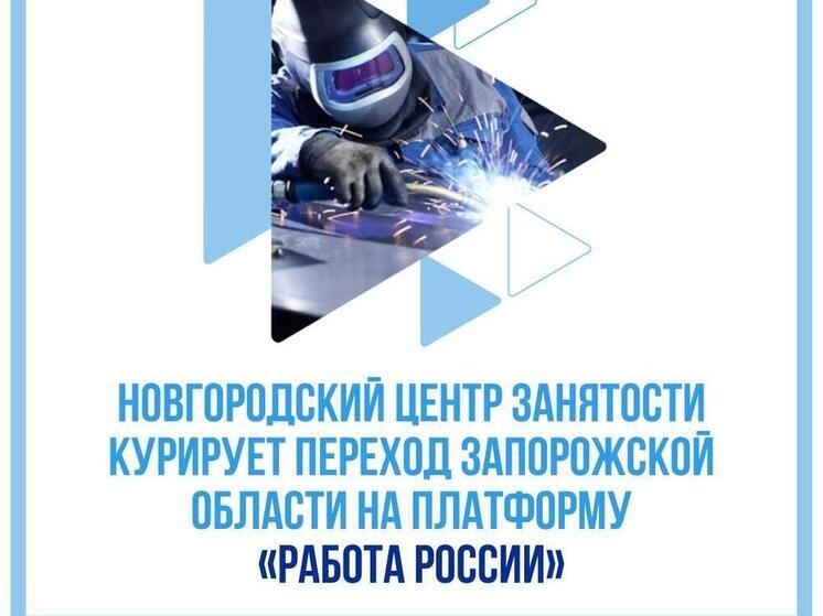 Новгородский центр занятости курирует переход Запорожской области на платформу «Работа России»