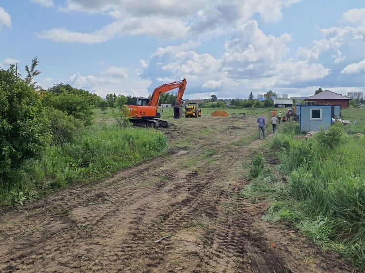 В Орле начали строить новую нитку канализационного коллектора вдоль Оки