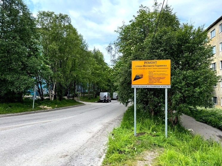В план ремонта дорог в Мурманске добавили еще один участок
