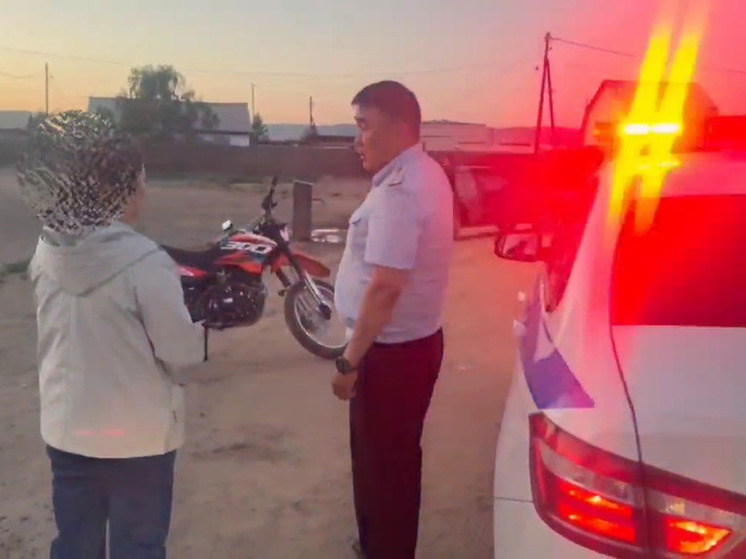 В Иволгинском районе Бурятии прошли рейды по мотоциклистам