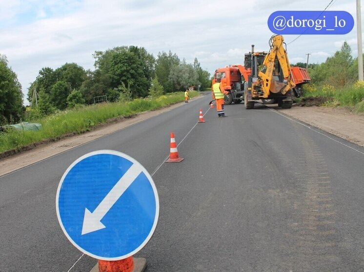 В Ленобласти скоро откроют обновленный участок дороги Гатчина – Ополье