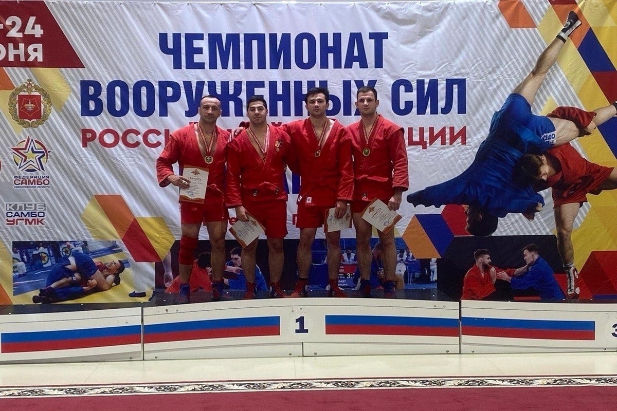 Пензенский самбист взял серебро на чемпионате Вооруженных сил России