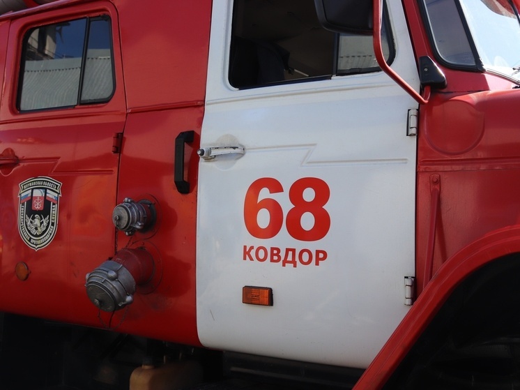 В Ковдоре пожарные потушили пожар в квартире за 6 минут