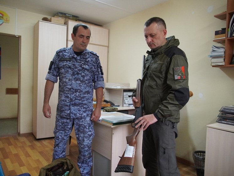 На передовую отправлены охотничьи ружья для борьбы с дронами