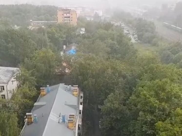 Мощный ливень прошел в подмосковном Красногорске