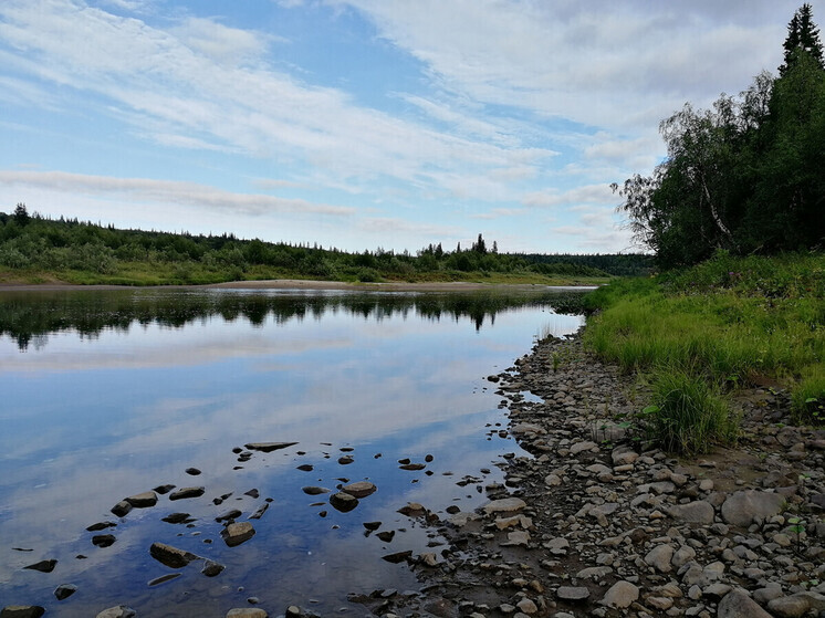 В НАО среднесуточное снижение уровней воды составило около 13 см