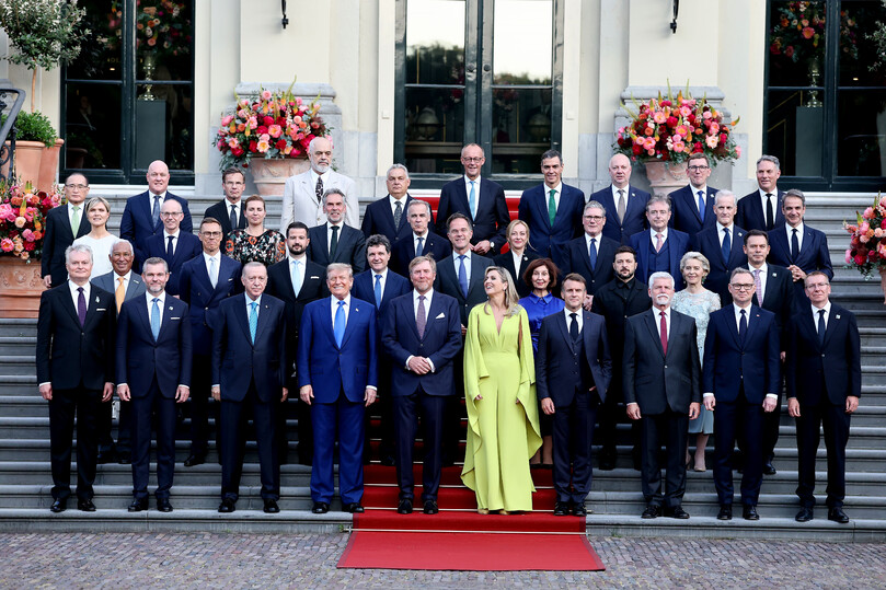Foto grupal en la cumbre de la OTAN