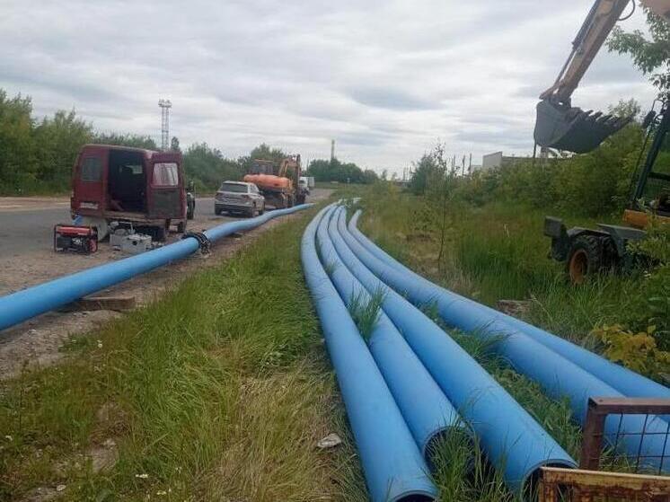 В Костроме строят дополнительный водопровод в поселок Первый