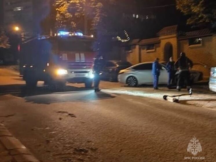 В Калуге самокатчик сбил пешехода