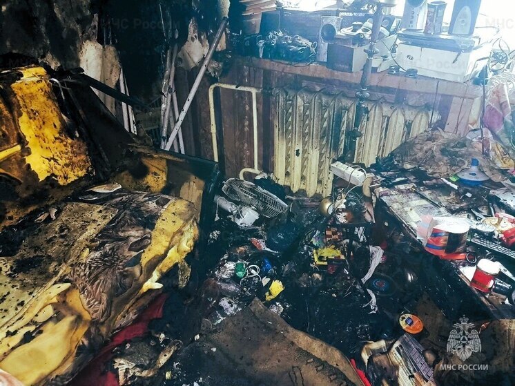 Житель Новочебоксарска пострадал при пожаре