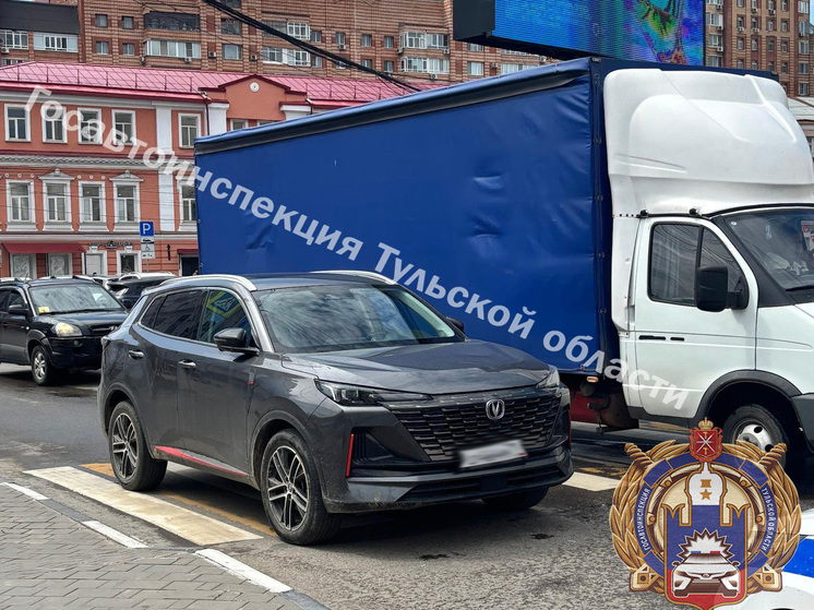 Тульская автоледи на Changan снесла девочку-велосипедистку на «зебре»