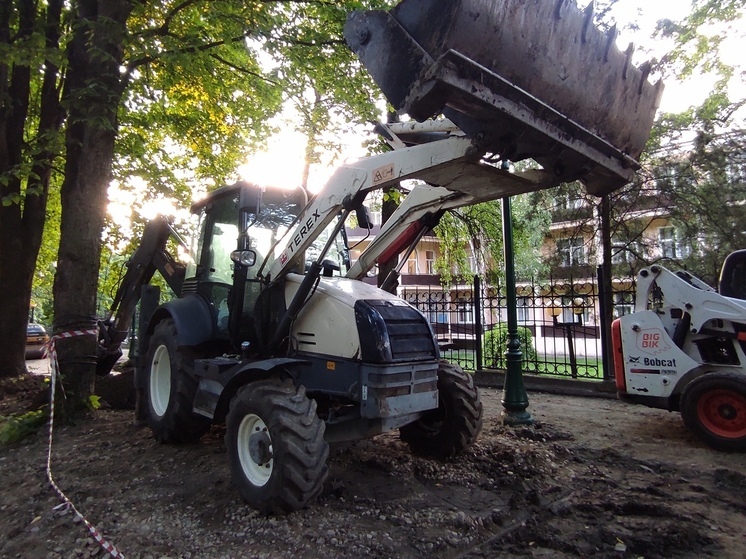 На Ставрополье приводят в порядок общественную территорию в селе Курсавка