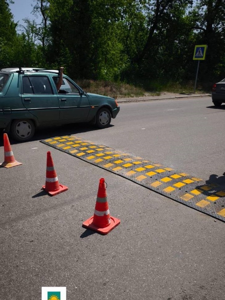В Макеевке возле образовательных учреждений установили лежачие полицейские