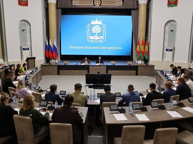 Состоялась 15-я сессия Молодёжного парламента Липецкой области