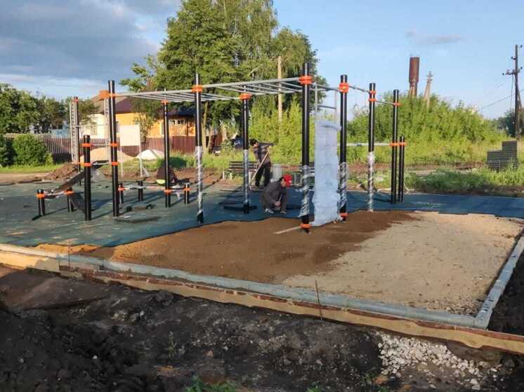 В Тульской области ведутся работы на площадках победителей конкурса инициативных проектов сельских старост и лидеров ТОС