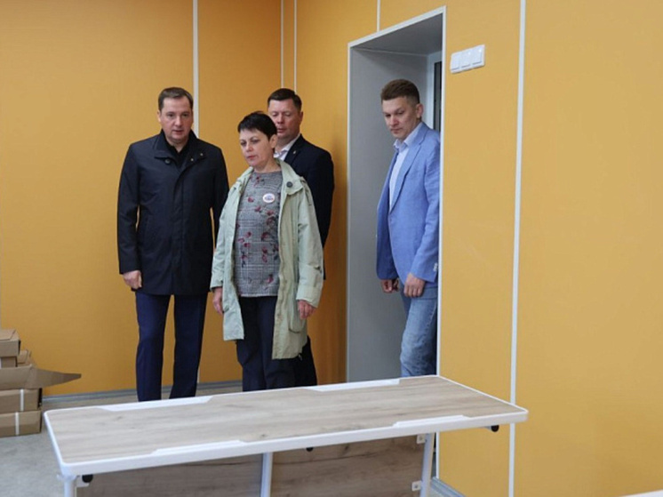 Капитальный ремонт Брин-Наволоцкой средней школы идет в рамках президентской программы модернизации школьных систем образования