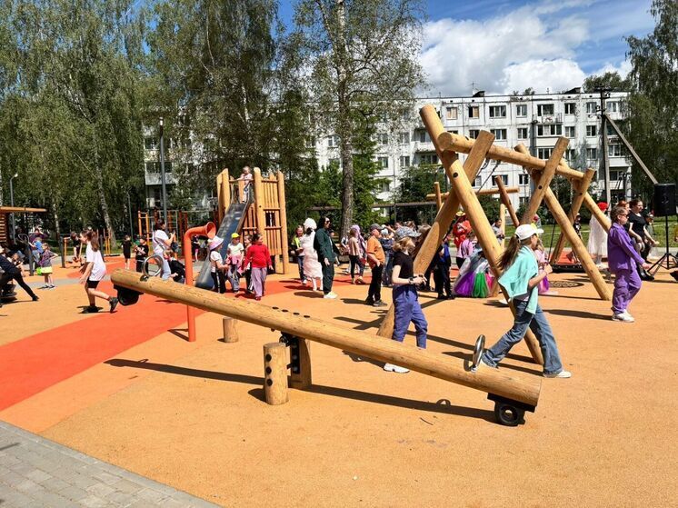 Новый Свет поздравили с новой общественной территорией