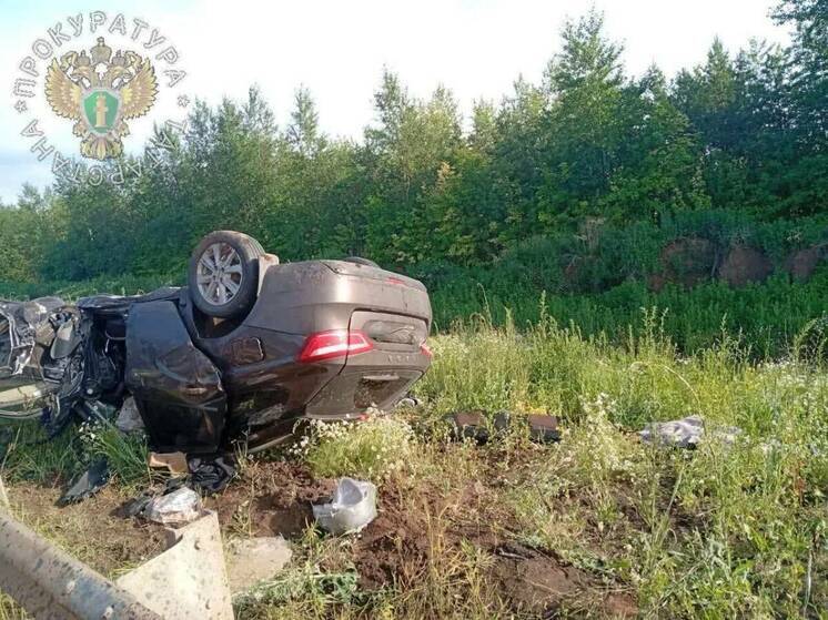 Два человека погибли в аварии на трассе М7 в Татарстане