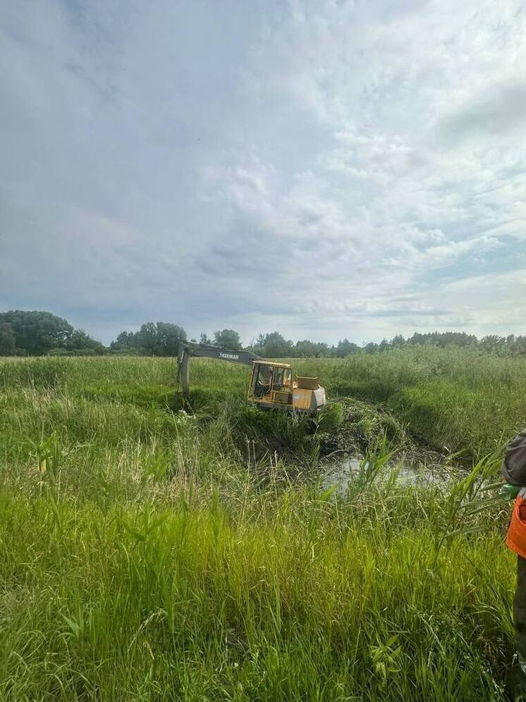 Полесск начали избавлять от подтоплений